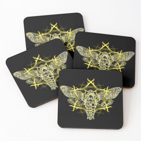 Item preview, Death's-Head Hawkmoth Occult [Yellow] designed and sold by picto.