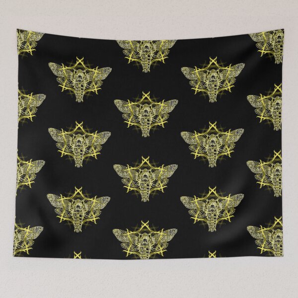 Item preview, Death's-Head Hawkmoth Occult [Yellow] designed and sold by picto.