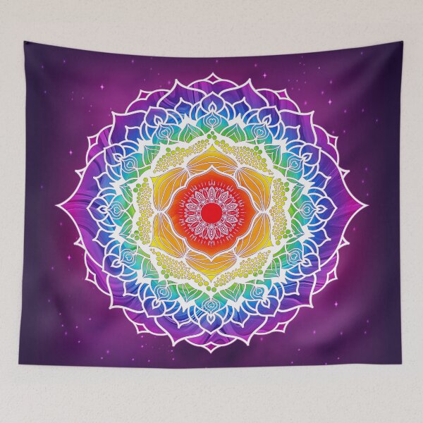 Item preview, 7 Chakra Mandala Design - WO Colored designed and sold by serenaking.