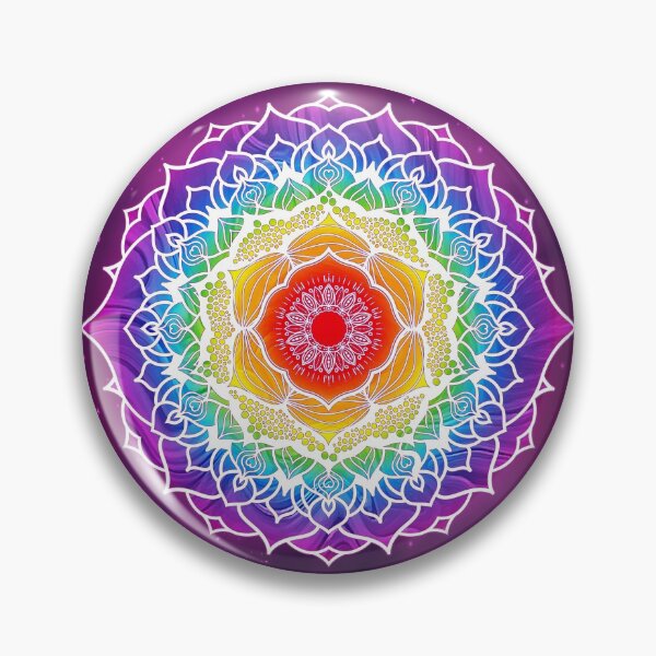 Item preview, 7 Chakra Mandala Design - WO Colored designed and sold by serenaking.