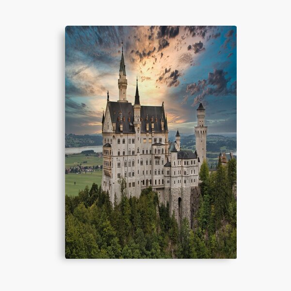 Castle Kristin in Bavaria Germany Canvas Print