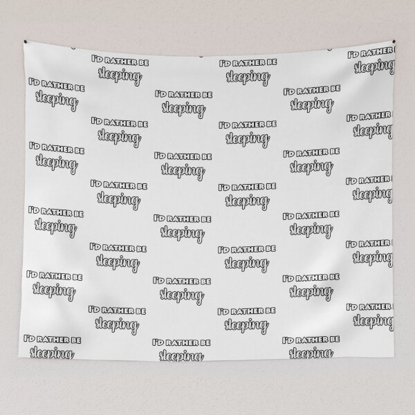 Item preview, I'd rather be sleeping - Funny text designed and sold by MagicBaguette.