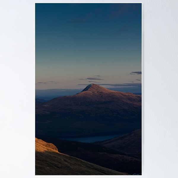 Item preview, Autumn Landscape Ben Lomond Dusk Scotland designed and sold by Stravaigin.