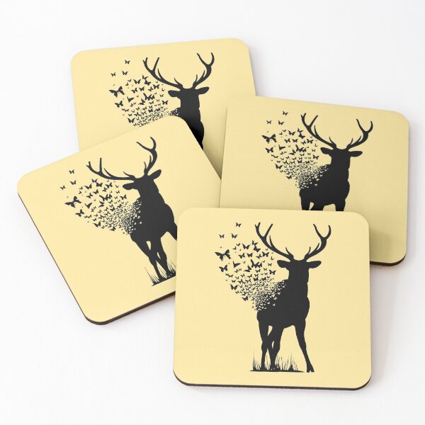 Item preview, Deer Butterflies designed and sold by VibrantGifts.