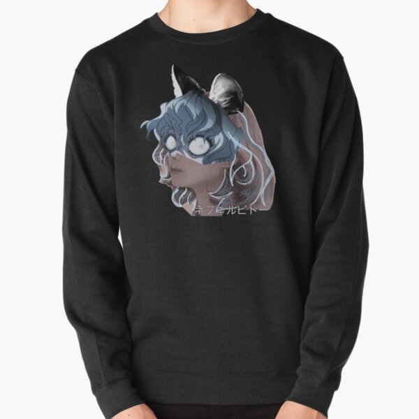 Neferpitou portrait Pullover Sweatshirt