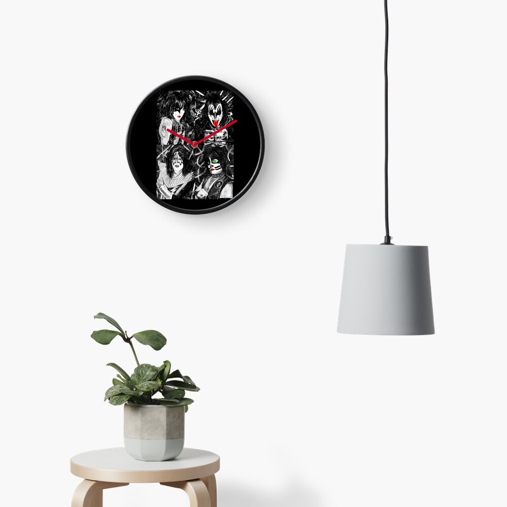 KISS® - Ink Original (Colour Splash) Clock