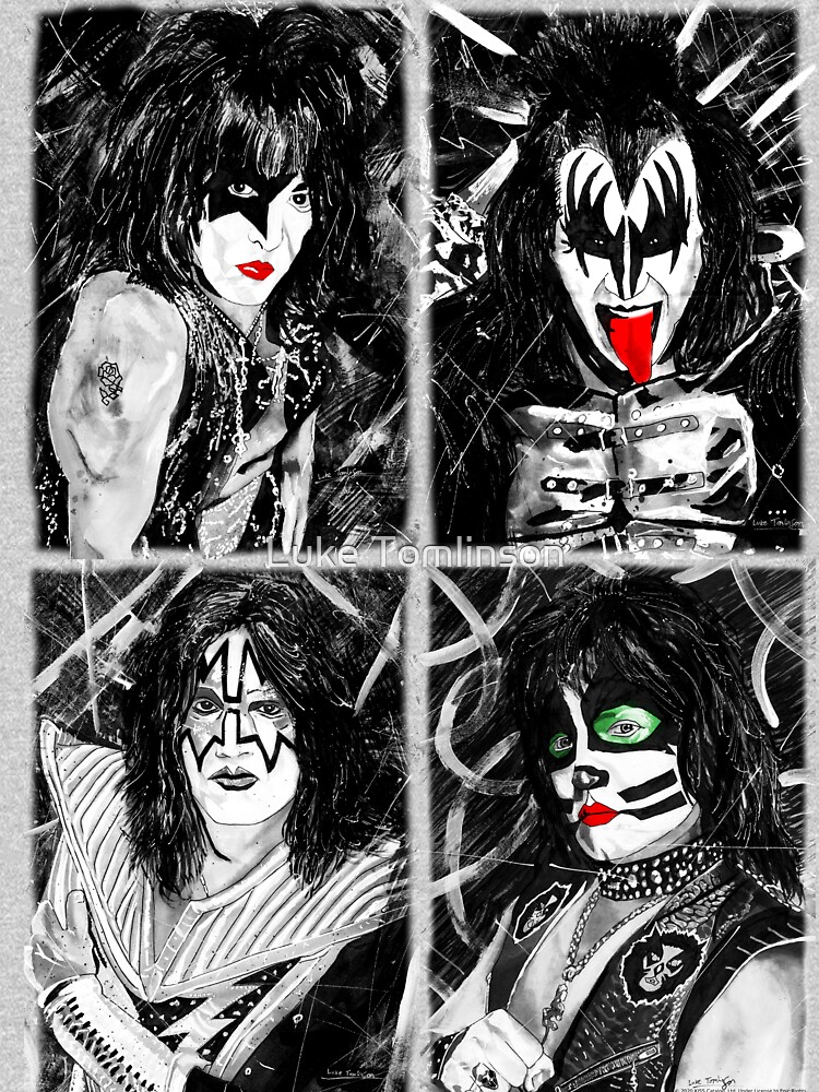 KISS® - Ink Original (Colour Splash) by lucafon18