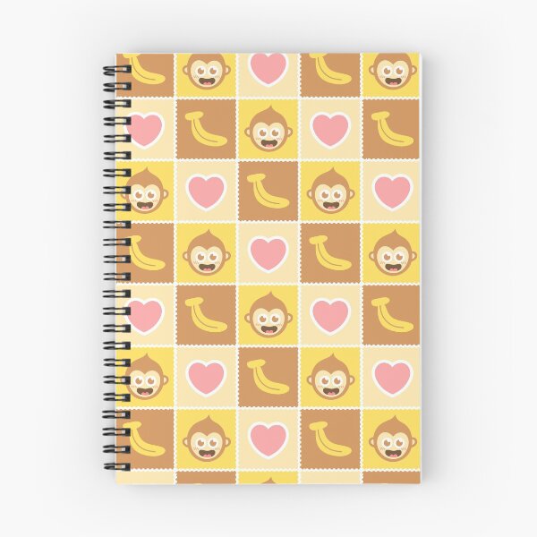 Item preview, Cute Monkey and Banana Pattern designed and sold by rustydoodle.