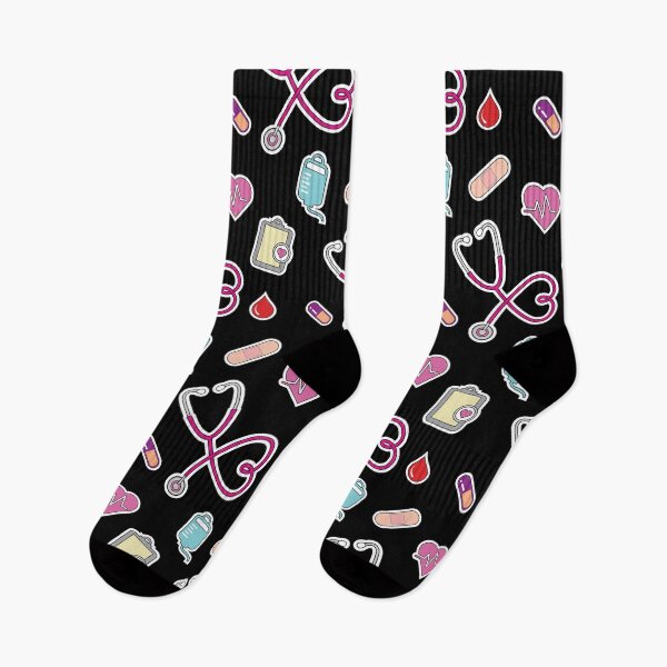 Item preview, Nursing Life - dark print designed and sold by Pixelamity.