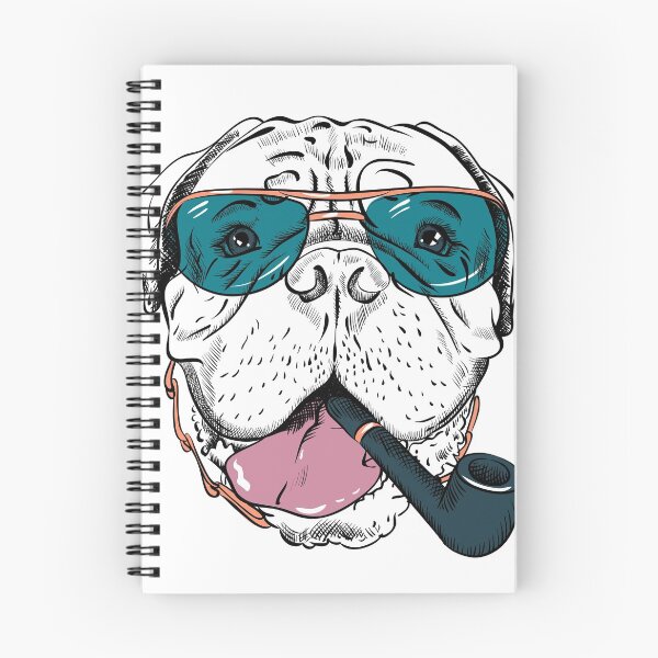 Item preview, Funny dog with glasses and a pipe designed and sold by Martin-bivert.