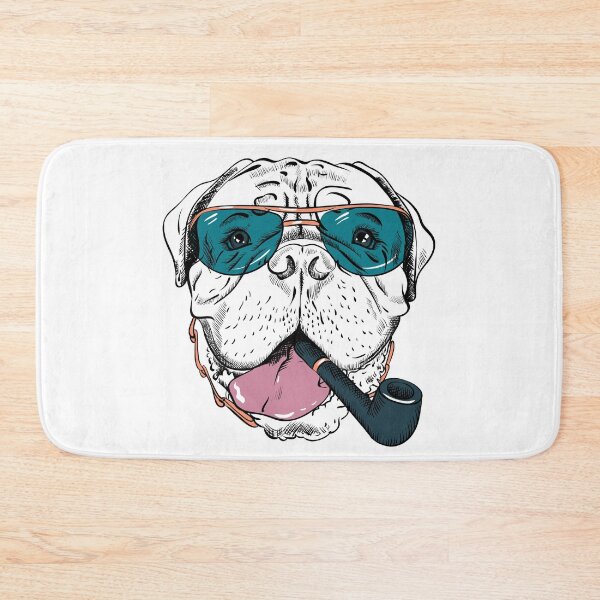 Item preview, Funny dog with glasses and a pipe designed and sold by Martin-bivert.