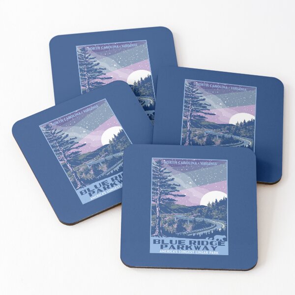 Item preview, Blue Ridge Parkway Original WPA Poster Style  National Park Design designed and sold by giantstepdesign.