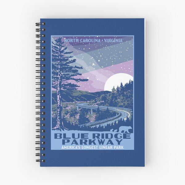 Item preview, Blue Ridge Parkway Original WPA Poster Style  National Park Design designed and sold by giantstepdesign.