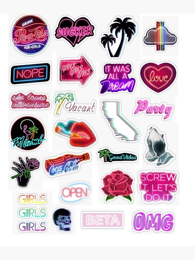 "Retro Jazz Aesthetic Laptop Stickers " Sticker for Sale by rojx2