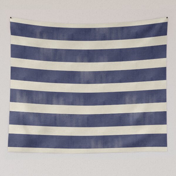 Item preview, Navy Blue Wide Stripes Pattern designed and sold by whimseydesigns.