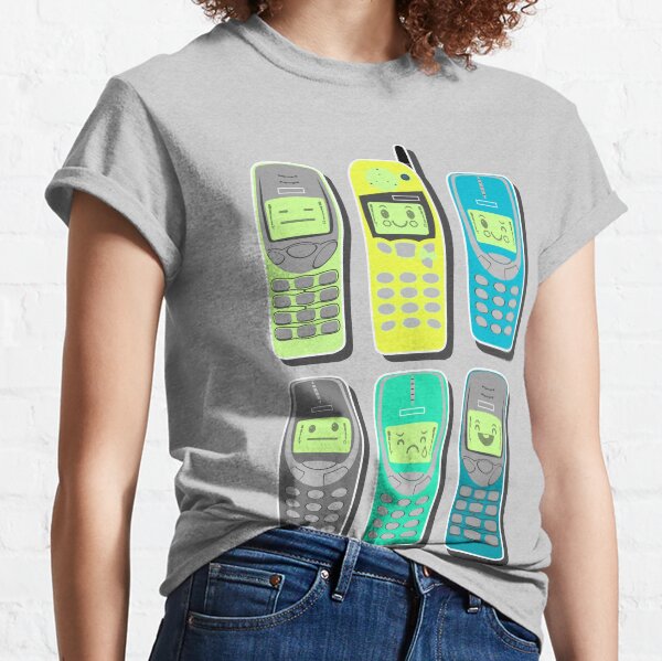 Vintage Cellphone Pattern Classic T-Shirt