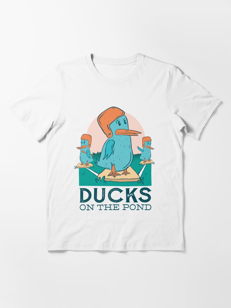 ducks on the pond baseball shirt