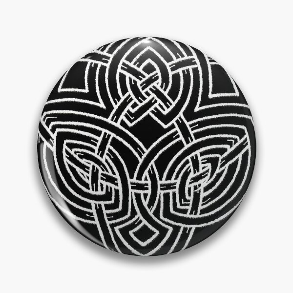 Item preview, Pictish Symbol with black knotwork designed and sold by MirandaTattoo.