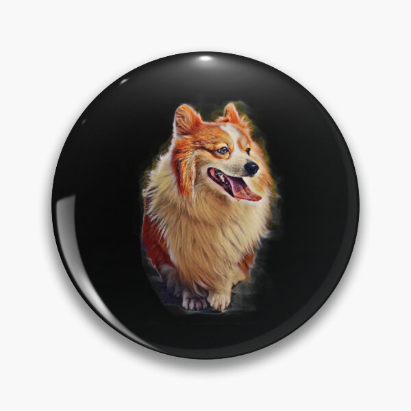 Item preview, Happy fluffy Welsh Corgi catwalk digital art  designed and sold by conceptDVS.