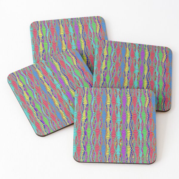 Item preview, Rainbow Trippy Psychedelic Pattern designed and sold by RiaBubble.