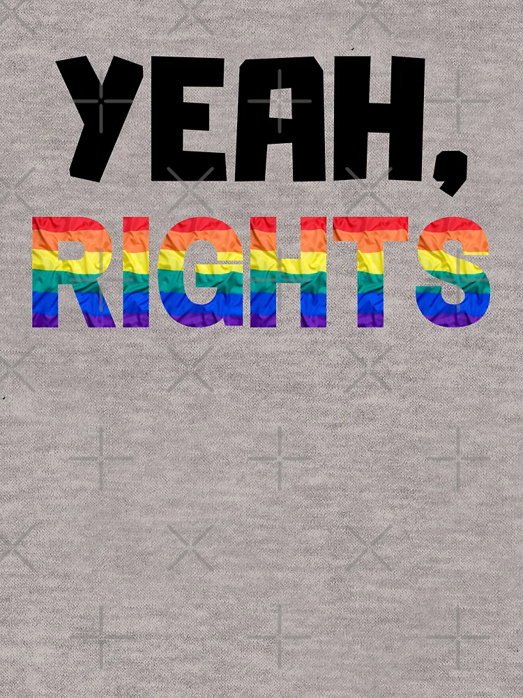 Thumbnail 6 of 6, Zipped Hoodie, Yeah, Rights LGBTQ+ Human Rights designed and sold by IntegrityDesign.