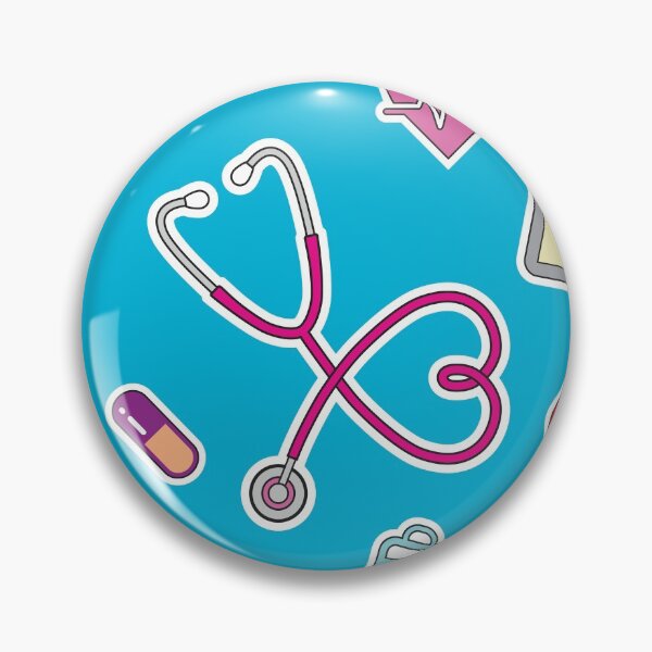 Item preview, Nursing Life – Small Print (blue) designed and sold by Pixelamity.