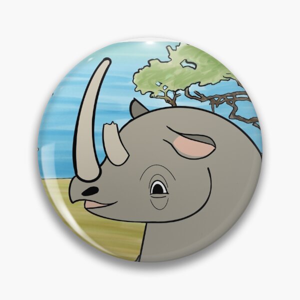Item preview, Selfie! (Rhino) designed and sold by LexIllustration.