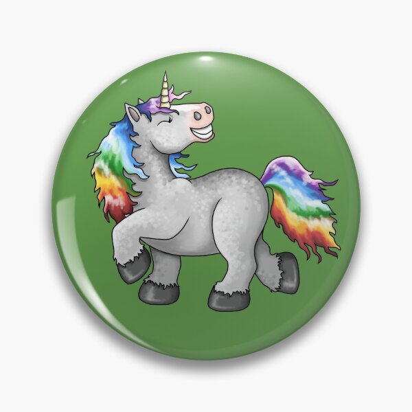 Item preview, Proud unicorn with rainbow mane designed and sold by ARTemyzz.