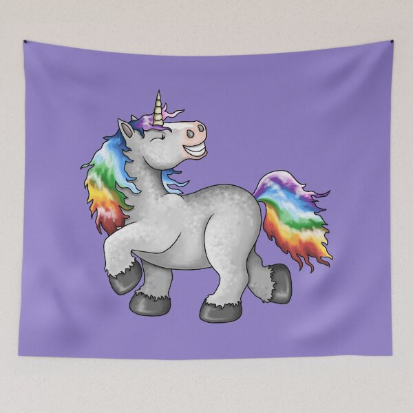 Item preview, Proud unicorn with rainbow mane designed and sold by ARTemyzz.