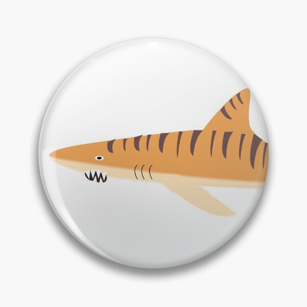 Item preview, Tiger shark with stripes designed and sold by designInk.