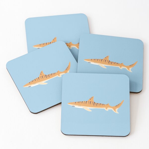 Item preview, Tiger shark with stripes designed and sold by designInk.
