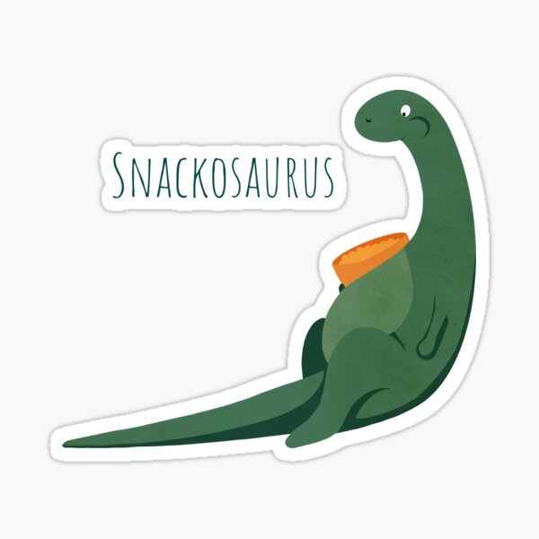 Item preview,  to snack? Some are real snackosaurs. For all designed and sold by KiwiBrush.