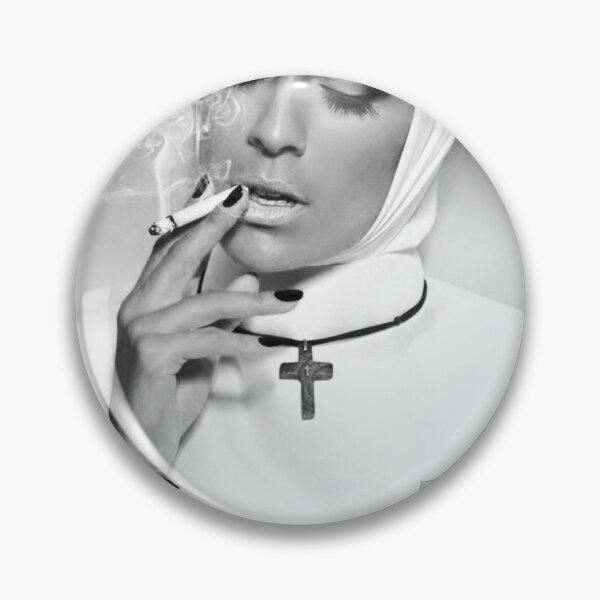 Item preview, Live By Your Rules, Nobody Else's - Nun Smoking Cigarette designed and sold by shop4fun.