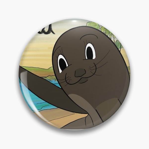 Item preview, Selfie! (Seal) designed and sold by LexIllustration.