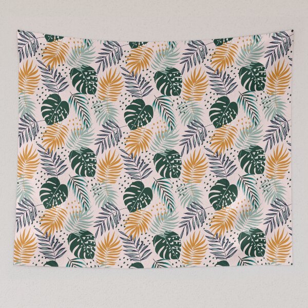 Item preview, Tropical plants nature background pattern designed and sold by TheSimpleMan.