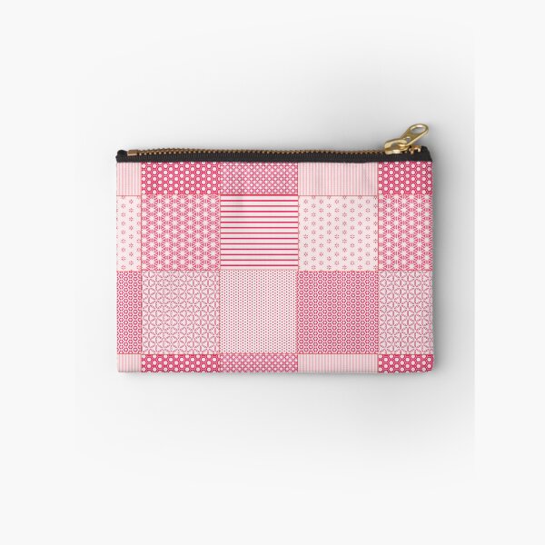 Item preview, Red and White Faux Patchwork Pattern designed and sold by Clare Walker.