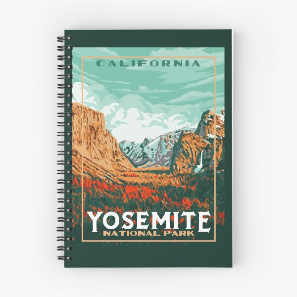 Item preview, Yosemite National Park Original WPA Poster Style Retro Design designed and sold by giantstepdesign.