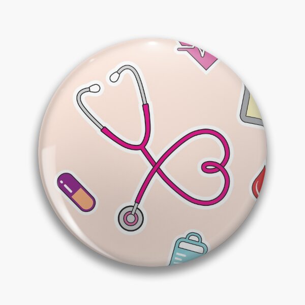 Item preview, Nursing Life – Small Print (peach) designed and sold by Pixelamity.