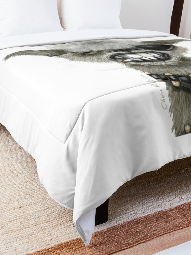 Alternate view of Llamageddon Comforter