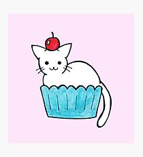 Cupcat Photographic Print