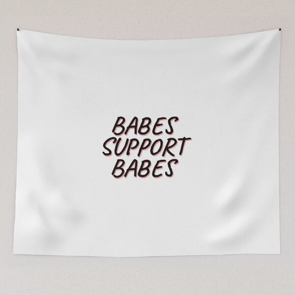 Item preview, Babes support babes, baby support, mama, momlife designed and sold by Minimalist Quotes and Sayings.