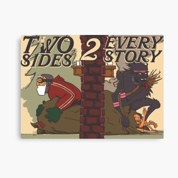 Krampus - Two Sides Canvas Print
