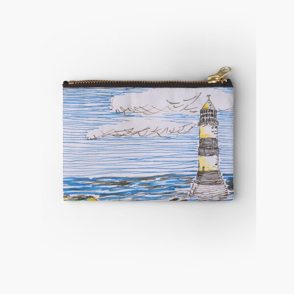 Item preview, Penmon Lighthouse Ink Sketch designed and sold by MickArt1.