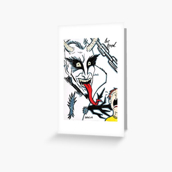 Krampus - First Impressions Greeting Card