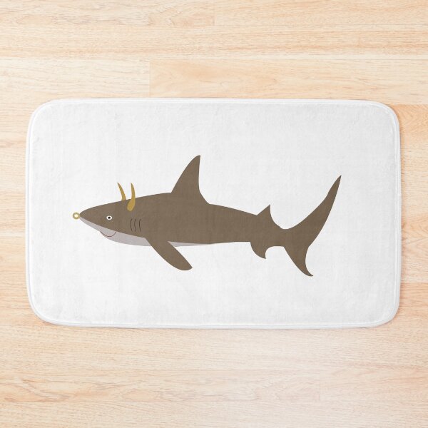 Item preview, bull shark with horns  designed and sold by designInk.