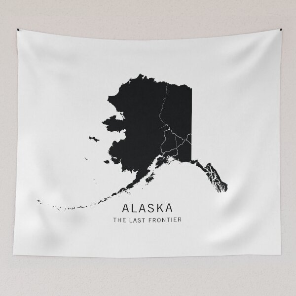 Item preview, Alaska State Road Map designed and sold by clarkstpress.