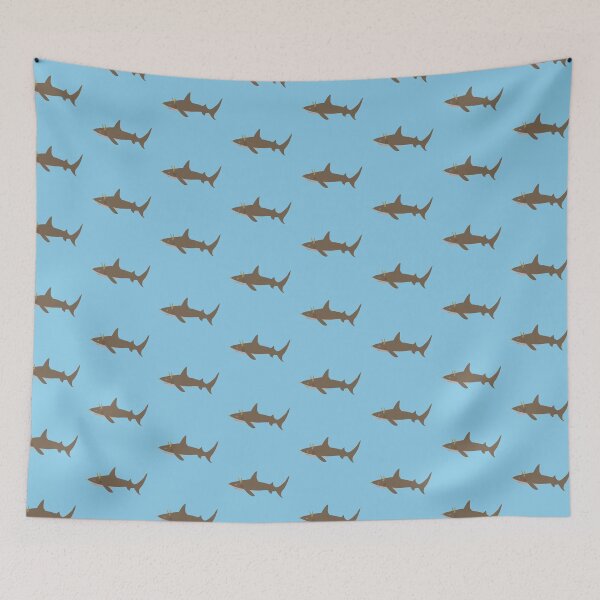 Item preview, bull shark with horns  designed and sold by designInk.