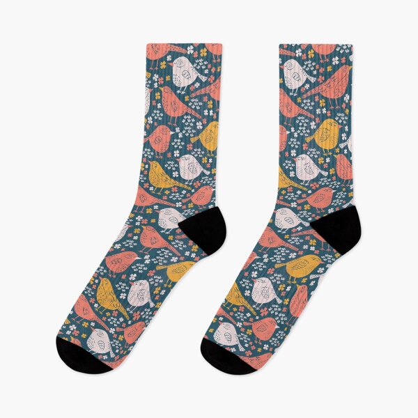 Item preview, Bird Song Yellow & Pink designed and sold by Megan Dignan.