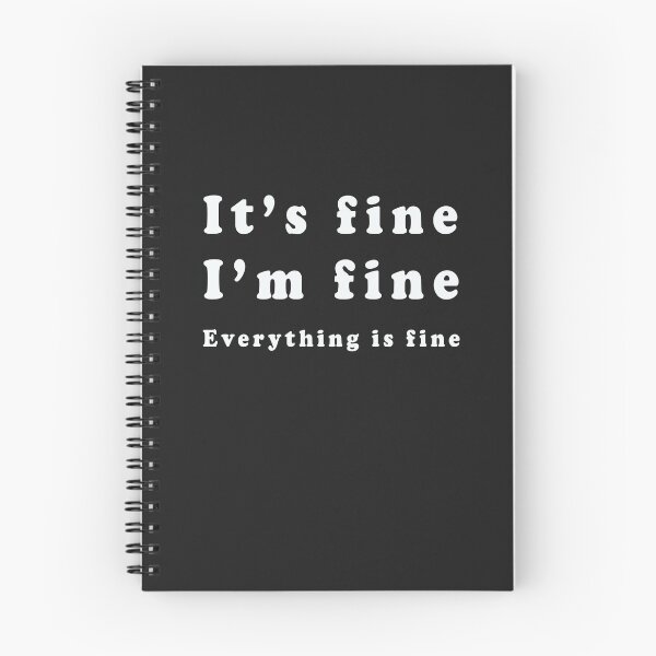 Item preview, It's Fine I'm Fine Everything Is Fine T-Shirt designed and sold by bestdesigns2020.