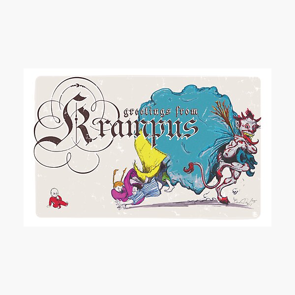 Krampus - Angry Guy Edition Photographic Print